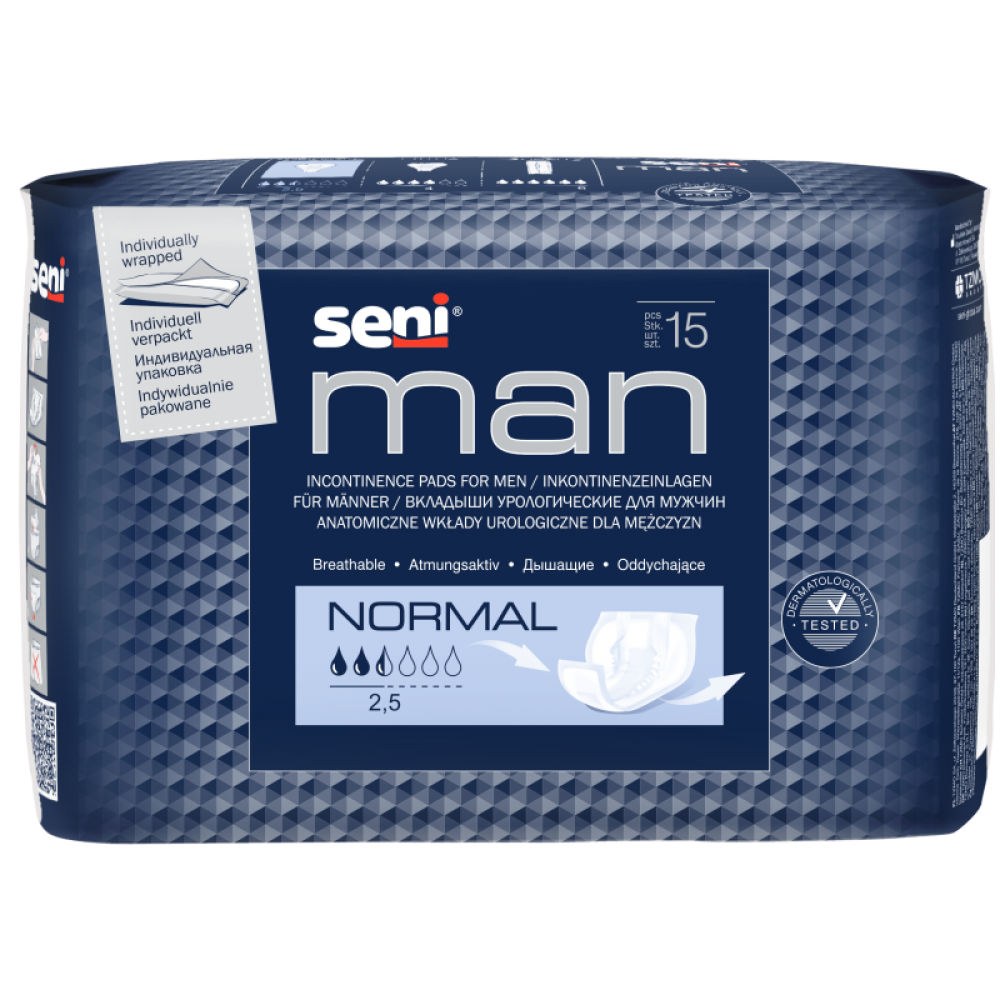 SENI Man Normal - Inkontinenzeinlagen für Männer - Seni
